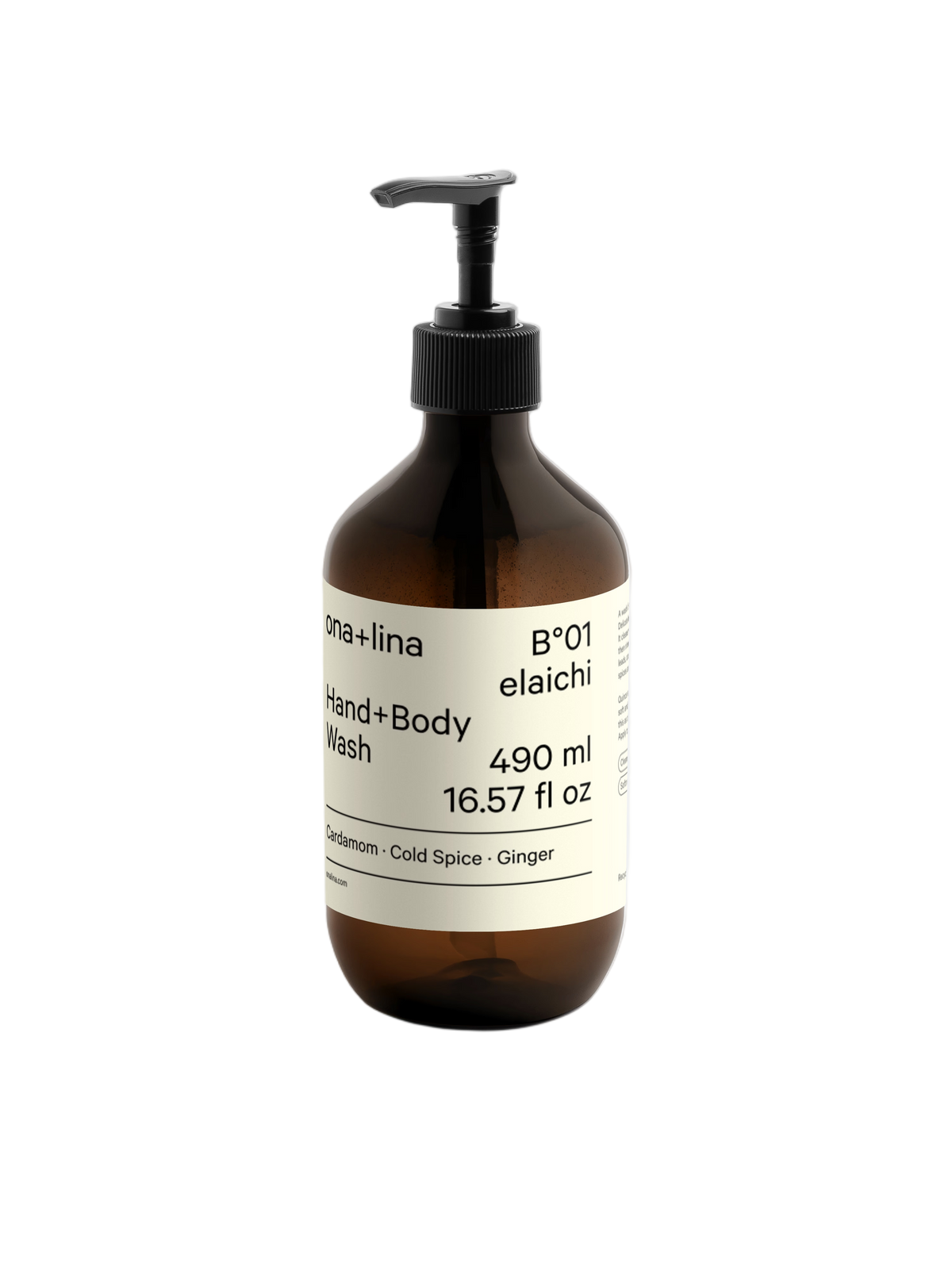 Hand & Body Wash, Ginger & Smoky Cardamom